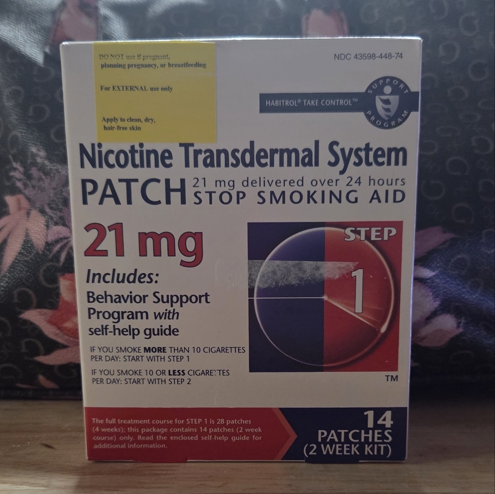 Nicotine Transdermal System Patch 21 mg